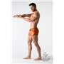 Maskulo - BeGuard Nylon Club Shorts with Foil Piping Details Orange