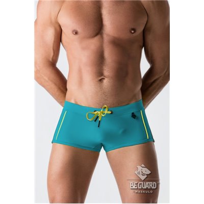 Maskulo - BeGuard Swimming Trunks with Contrasting Details Blue