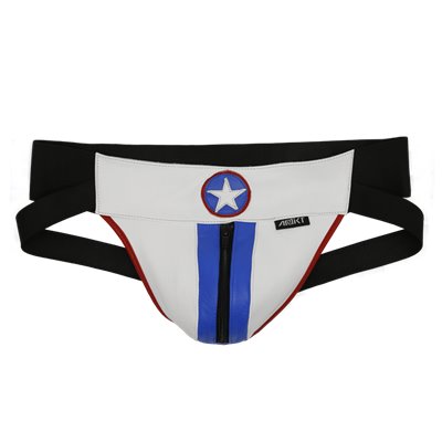 Addikt American Hero Leather Jockstrap Zip