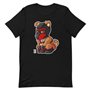 Playful Puppy - Red Mask - Short-Sleeve Unisex T-Shirt