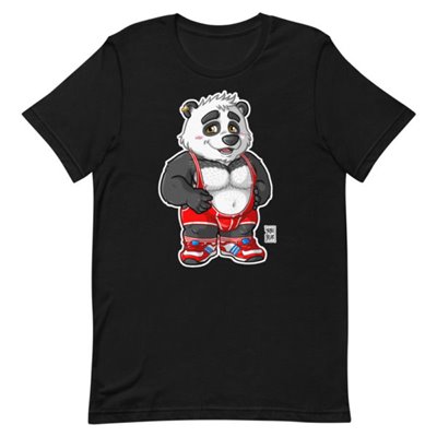 Chunky Panda - Short-Sleeve Unisex T-Shirt