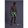 MASKULO - Men’s Fetish Chest Harness Neon Green