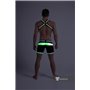 MASKULO - Men’s Fetish Chest Harness Neon Green