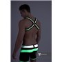 MASKULO - Men’s Fetish Chest Harness Neon Green