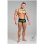 MASKULO - Bulldog Elastic Harness Neon Green