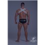 MASKULO - Bulldog Elastic Harness Neon White