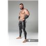 MASKULO - Men's Fetish Leggings Codpiece Zipped Rear Black