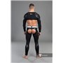 MASKULO - Men's Fetish Leggings Codpiece Open Rear Black