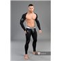 MASKULO - Men's Fetish Leggings Codpiece Black