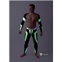 MASKULO - Men's Fetish Leggings Codpiece Neon Green