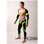 MASKULO - Men's Fetish Leggings Codpiece Neon Green