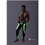 MASKULO - Men's Fetish Leggings Codpiece Neon Green