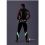 MASKULO - Men's Fetish Leggings Codpiece Neon Green