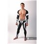 MASKULO - Men's Fetish Leggings Codpiece Neon White