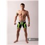 MASKULO - Men's Fetish Shorts Codpiece Open Rear Neon Green