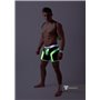 MASKULO - Men's Fetish Shorts Codpiece Neon Green