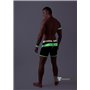 MASKULO - Men's Fetish Shorts Codpiece Zipped rear Neon Green