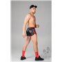 MASKULO - Men’s Fetish Running Shorts Red