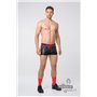 MASKULO - Men’s Fetish Leatherette Shorts Red