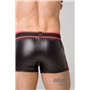 MASKULO - Men’s Fetish Leatherette Shorts Red