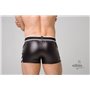 MASKULO - Men’s Fetish Leatherette Shorts White