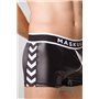 MASKULO - Men’s Fetish Leatherette Shorts White