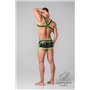 MASKULO - Youngero Y Men's Fetish Bulldog Harness Neon Green