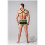 MASKULO - Youngero Y Men's Fetish Bulldog Harness Neon Green