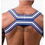 Project Claude Navy Striped Elastic Harness