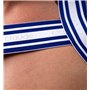 Project Claude Navy Striped Elastic Harness