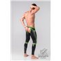 MASKULO - Men's Fetish Leggings Codpiece Open Rear Neon Green