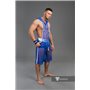 MASKULO - Men's Fetish Tank Top Mesh Royal Blue