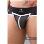 MASKULO - Briefs Mesh Codpiece Regular Rear White