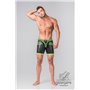 MASKULO - Fetish Shorts Codpiece Open Rear Neon Green