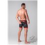 MASKULO - Fetish Shorts Codpiece Zippered Rear Red