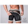 MASKULO - Fetish Shorts Codpiece Zippered Rear White