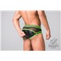 MASKULO - Fetish Briefs Codpiece Zippered Rear Neon Green