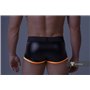 MASKULO - Fetish Trunks Mesh Codpiece Regular Rear Neon Orange