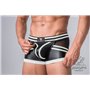 MASKULO - Fetish Trunks Codpiece Zippered Rear White