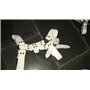 Bulldog Leather Harness White