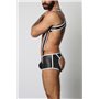 Gunner Lace Up Jock Trunk White