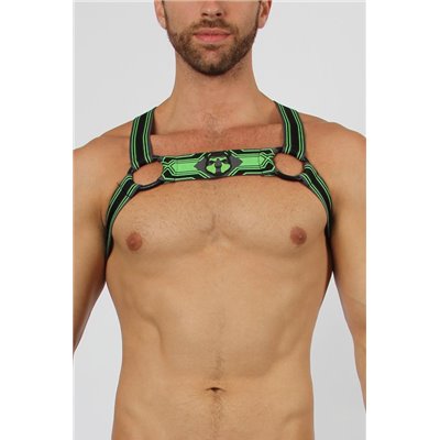 Kennel Club 2.0 Elastic Harness Green