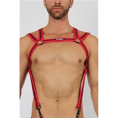 Trident Neoprene Harness Red