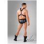 EnForce Shot Belt Codpiece Briefs Regular Rear Black