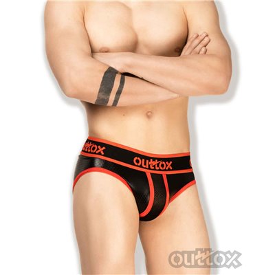 Outtox Open Rear Briefs Red