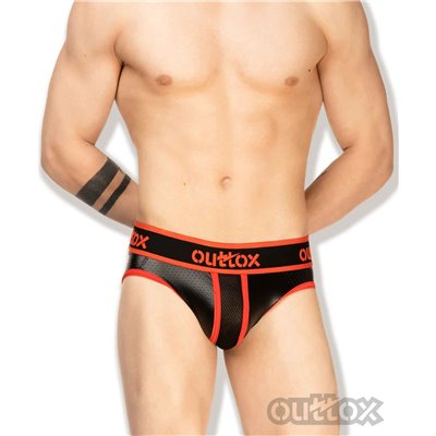 Outtox Wrapped Rear Briefs Red