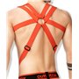 Outtox Bulldog Harness With Cockring Red