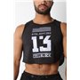 RELAY MESH CUTOFF TANK Black