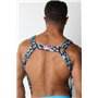 VAUX VX2 HARNESS Leopard Blue