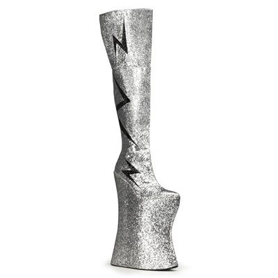 Vivacious Silver 13 1/2" Heel